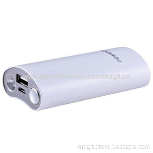 Mini Power Bank Supplier with 4,000/4,400/5,200mAh Capacity, CE/RoHS/FCC Mark